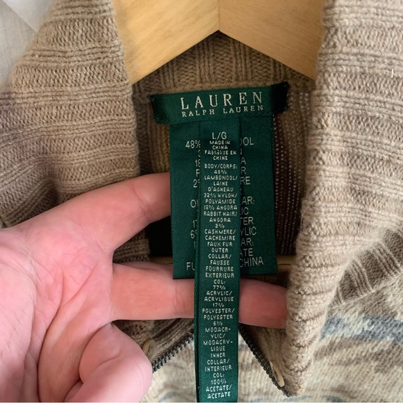 Ralph Lauren sweater lambs wool/ angora rabbit hair / cashmere - Picture 3 of 9